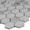 Msi Statuario Hexagon SAMPLE Glazed Porcelain Mesh-Mounted Mosaic Tile ZOR-PT-0109-SAM - alternate 4